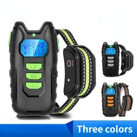 Dog Training Collar; Shock Collar for Dogs with Remote; Rechargeable Dog Shock Collar; 3 Modes Beep Vibration and Shock Waterproof Bark Collar fo (Color: D101-1 grey)